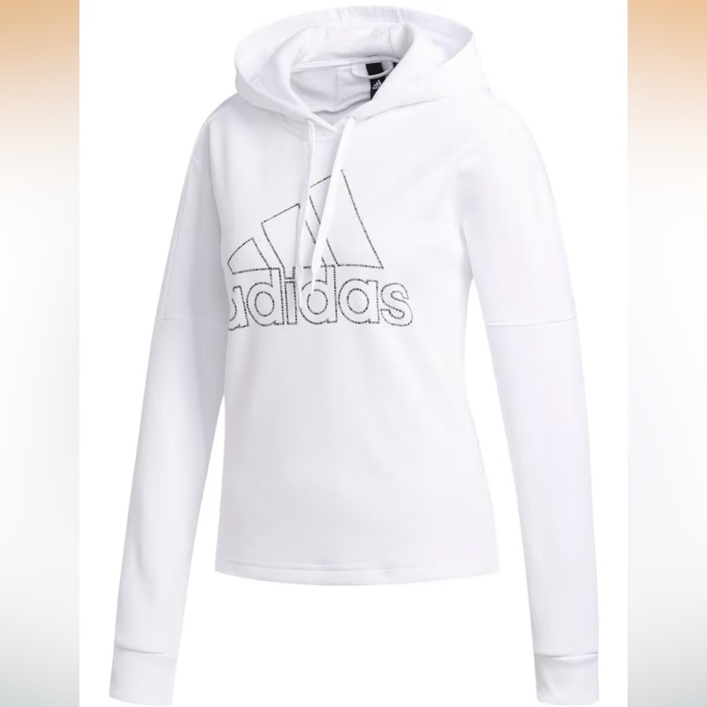 Adidas White Climawarm Hoodie